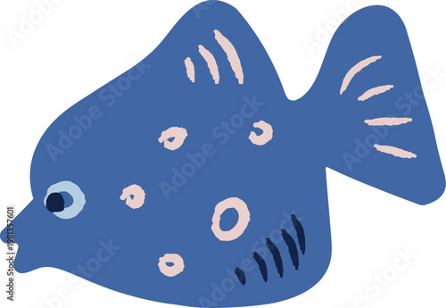 Fish Swimming Abstract