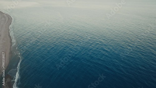 Endless Italian coastline with peaceful atmosphere