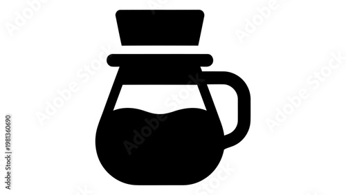 Cold brew coffee concentrate icon