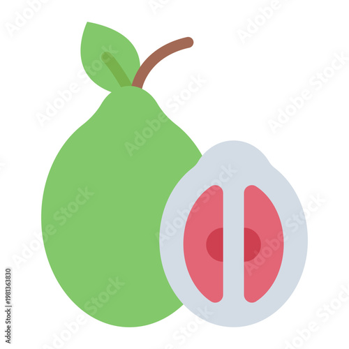 pomelo fruit flat icon. citrus produce. healthy food. harvest table.