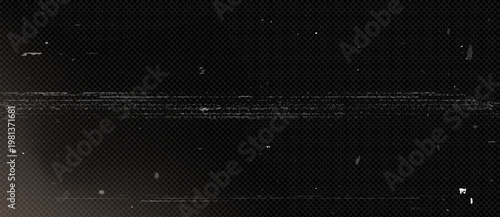 Textures for photos, retro films. With scratches and noise, on a dark transparent background