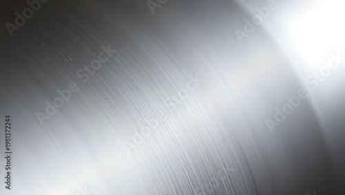 couter. Metal surface transitioning from rough matte to glossy finish with light reflections. safety posters, maintenance manuals, designed for precision metalworking and fabrication facilities.