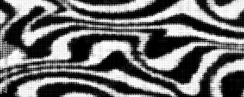 PrintLatar belakang dengan tidak teratur, titik kacau, titik, lingkaran. Pola monokrom abstrak. Warna hitam dan putih.