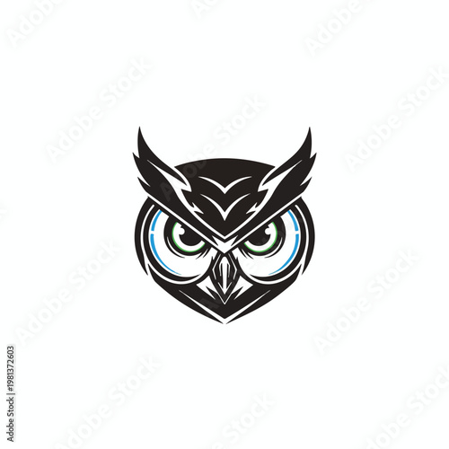 Stylish Abstract Owl Logo Design for Branding and Marketing