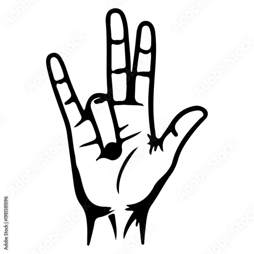 Hand Gesture Symbol.