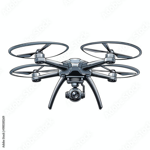 High Altitude Drone with Camera for Aerial Photography and Videography
