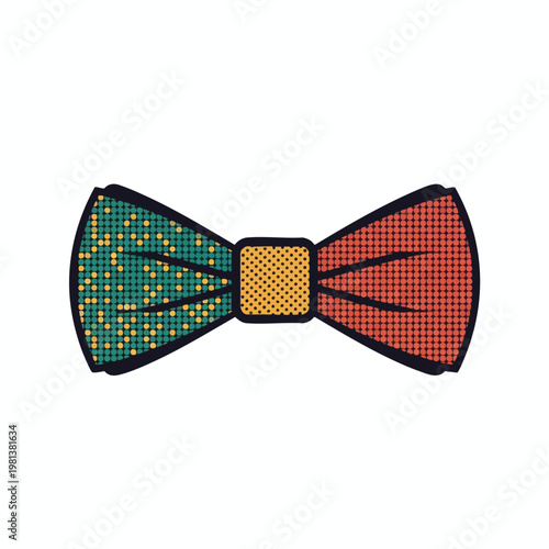 Colorful Sparkling Bow Tie for Formal and Special Events
