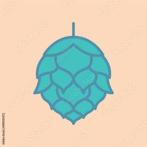 シンプルなホップのアイコン