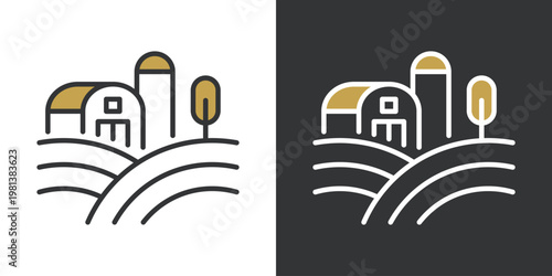 シンプルな農場のアイコン