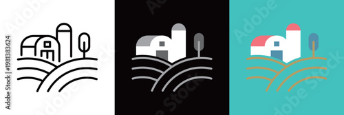 シンプルな農場のアイコン