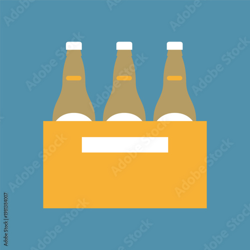 シンプルなビールのアイコン