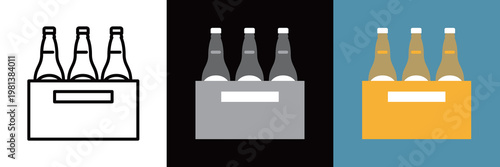 シンプルなビールのアイコン