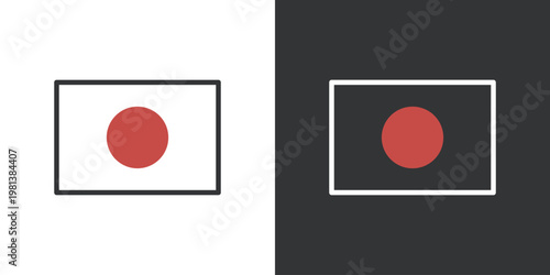日本の国旗アイコン