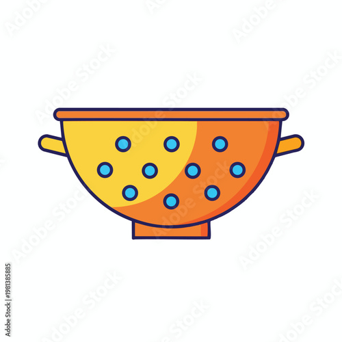 Colorful Decorative Bowl with Abstract Design for Kitchen or Home Decor