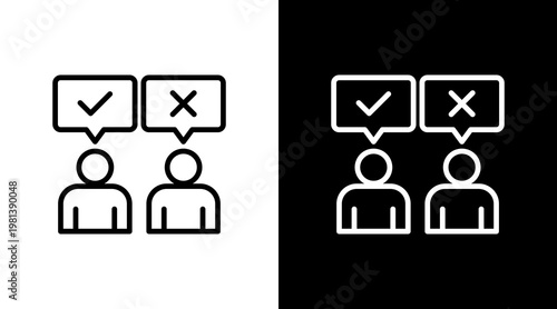 Perception White Icon Set Design