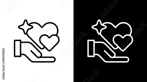 Honesty White Icon Set Design