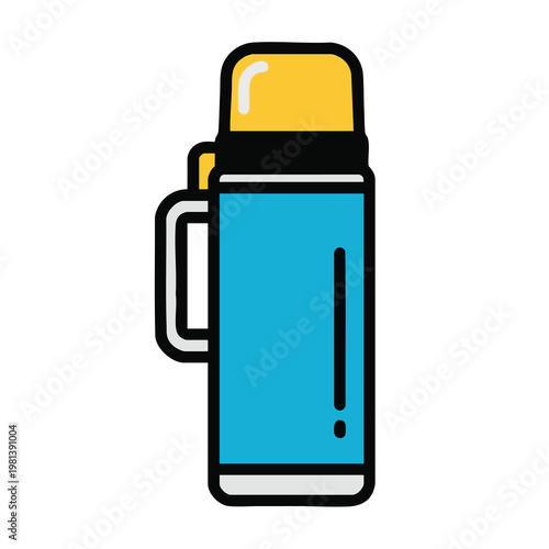 Colorful Thermos Bottle for Hot and Cold Beverages