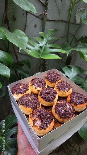 thai dessert with banana