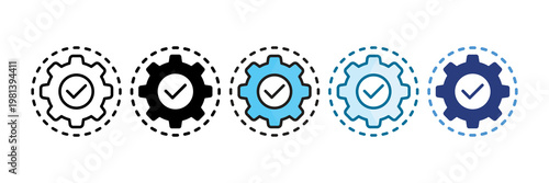 Consistency Icon Set Multiple Style Collection