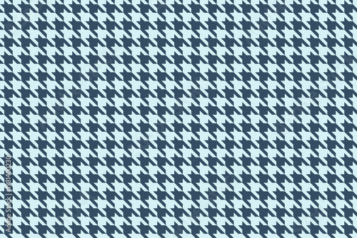 Elegant houndstooth pattern in cool blue tones.  Perfect for textile design, fashion, website backgrounds, or any project needing a sophisticated, classic texture.