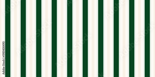 Elegant vertical stripes in creamy beige and deep forest green.  Perfect for backgrounds, textiles, or website design.  This classic pattern evokes a sense of sophistication and timeless style.