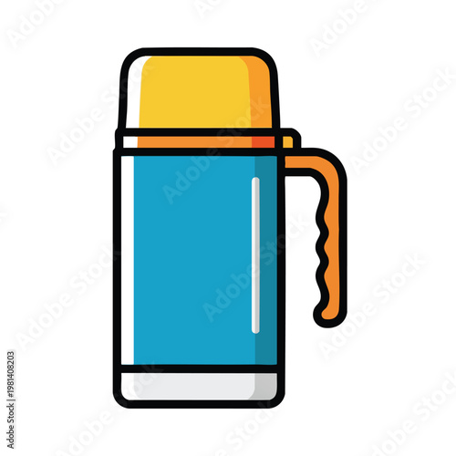 Colorful Thermos Bottle for Hot and Cold Beverages