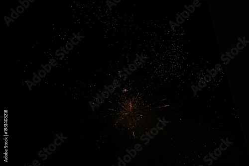 Wallpaper Mural Explosion of firework at night as background Torontodigital.ca