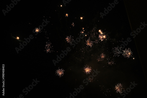 Wallpaper Mural Explosion of firework at night as background Torontodigital.ca