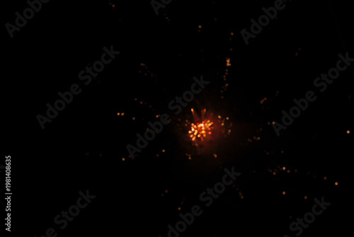 Wallpaper Mural Blurry view of firework display as background Torontodigital.ca