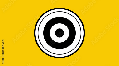 Bullseye Target Design Element.
