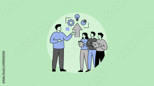 Business Team Brainstorming Meeting.