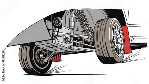 Racing Car Rear Wheels.