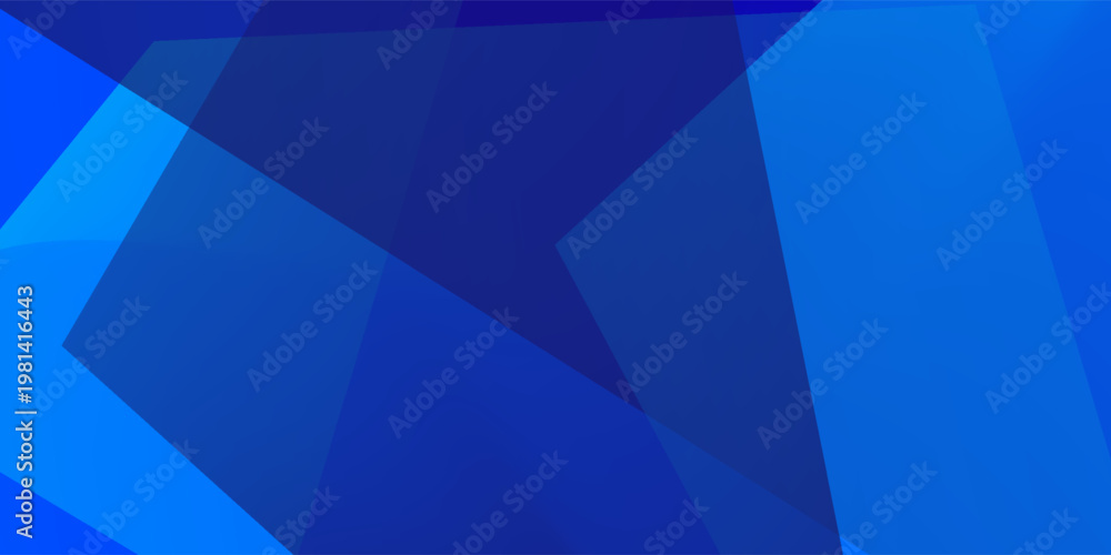Obraz premium Blue geometric abstract backround. Vector illustration
