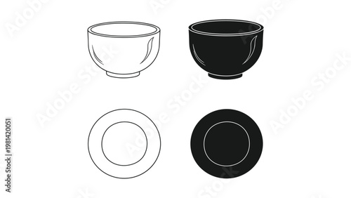 Ceramic Vessels Collection Vector Art Download
