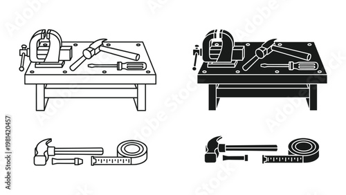Workbench Tools Craftsmanship Service Industry