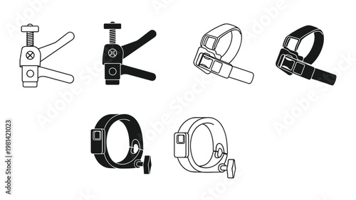 Hose Clamp Assortment Adjustment Fixture Collection