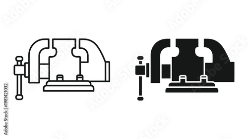 Bench Vise Tool Clamp Engineering Hardware