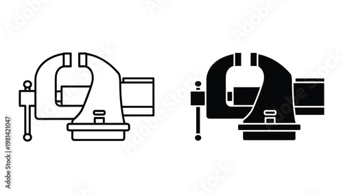 Bench Vise Tool Holding Clamp Metalwork Industrial