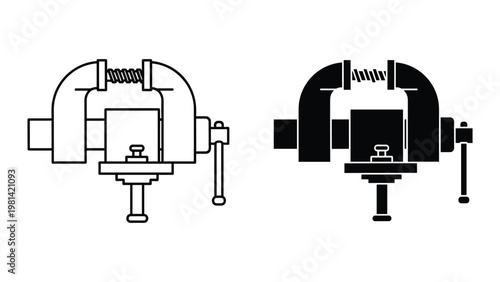 Bench Vise Tool Mechanic Metalworking Equipment