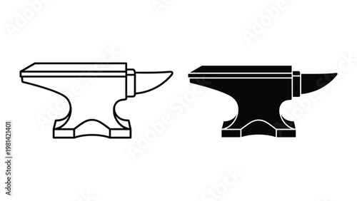 Anvil Tool Blacksmith Industrial Symbol
