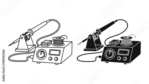 Soldering Station Electronics Repair Tool Set Commercial Graphics