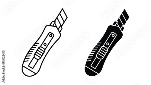 Utility Knife Cutter Tool Business Element