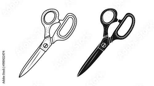 Scissors Tool Crafting Graphic