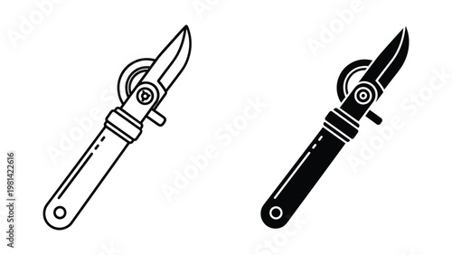 Pruner Tool Icon Garden Cutting Tool Commercial Asset