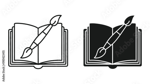 Book Brush Creation Metaphor Commercial