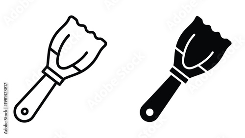 Spatula Tool Flat Icon Construction Repair