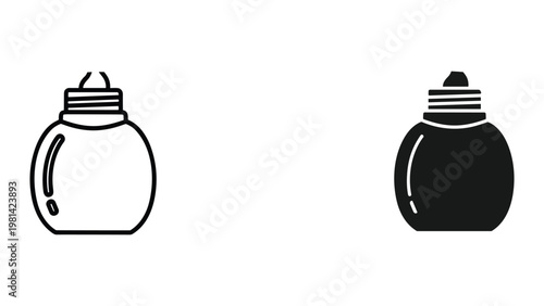 Paint Bottle Applicator Brush Ceramic Art Tool