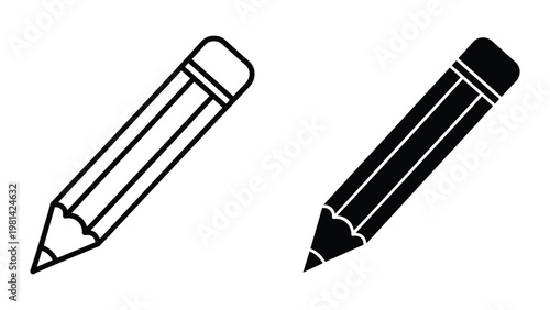 Pencil Icon Tools Writing Creativity Concept