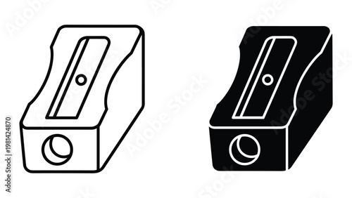 Pencil Sharpener Duo Icon Tool Commercial