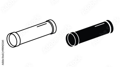 Pipe Vector Set Construction Industry Asset